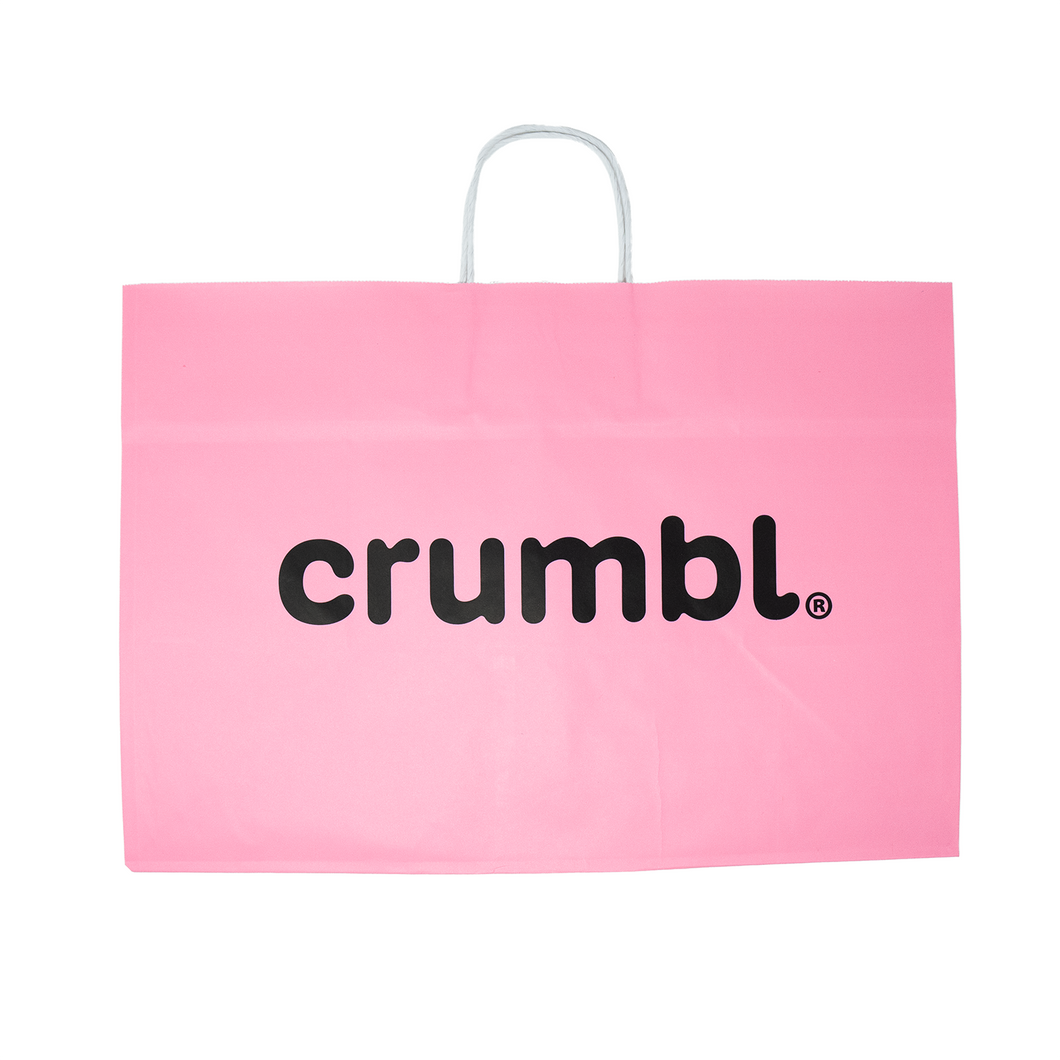 Large Crumbl Paper Bags - Pink