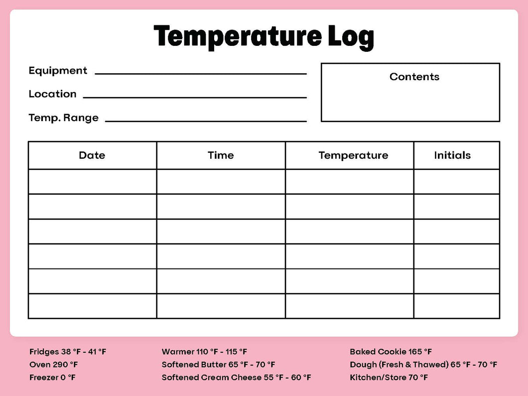 Temp Log Magnet