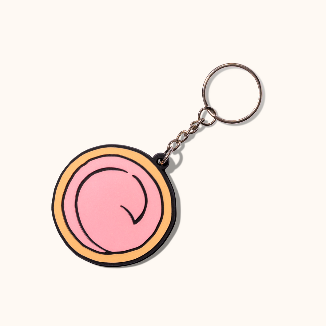 Pink Sugar Cookie Key Chain