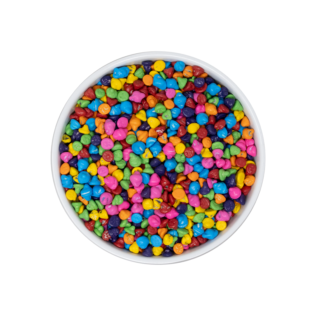 Rainbow Candy Coated Chocolate chips (Cosmic)