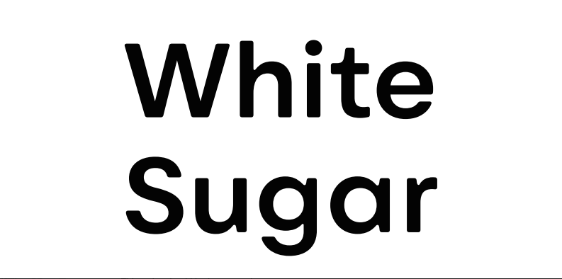 21 Gallon Decal - White Sugar