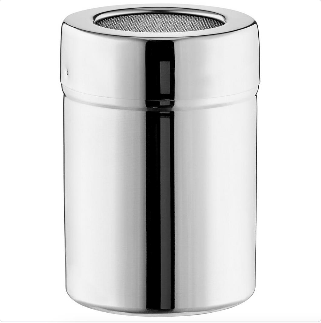 Choice 10 oz. Stainless Steel Shaker / Dredge with Mesh Top