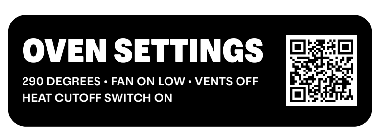 Oven Plaque