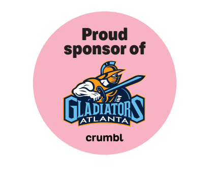 Atlanta Gladiators Partnership Stickers - 600 pack