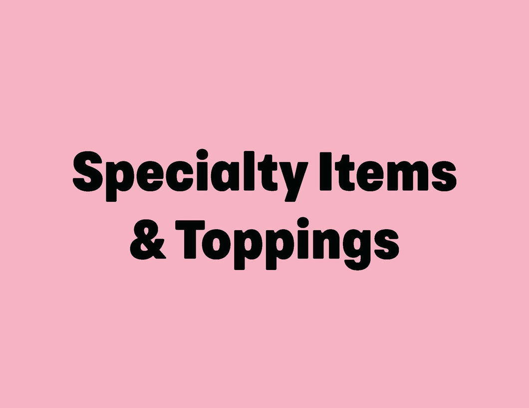 Specialty Items and Toppings Magnet