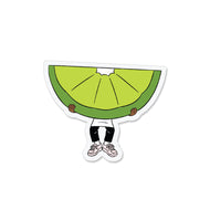 Lime Wedge Sticker - 250 pack